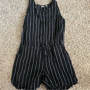 Black/white Gap Kids short/tank romper